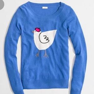 J Crew fun print sweater. Size XS